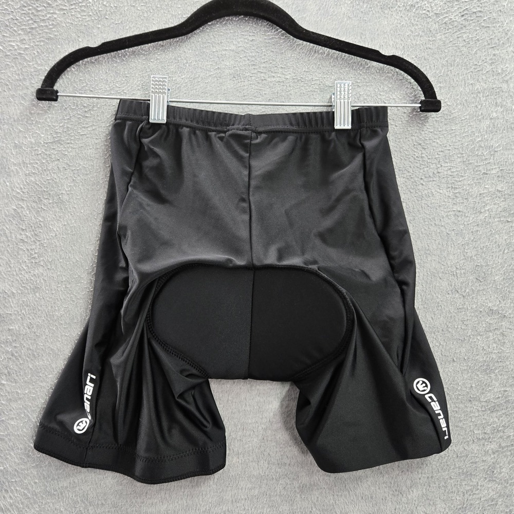 Canari Women Shorts S Black Padded Cycling 7" Inseam